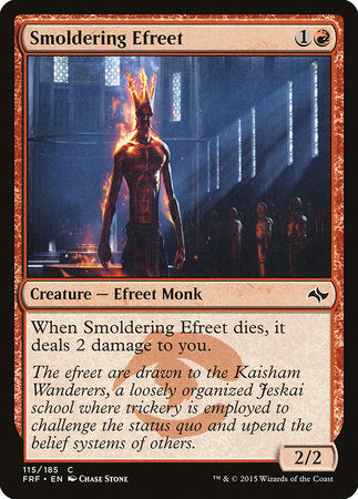 Smoldering Efreet [Fate Reforged] | Tabernacle Games