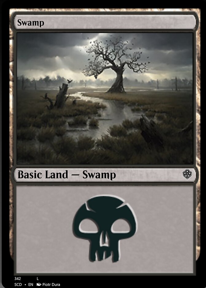 Swamp (342) [Starter Commander Decks] | Tabernacle Games