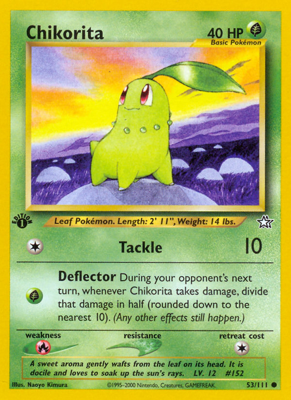 Chikorita (53/111) [Neo Genesis 1st Edition] | Tabernacle Games