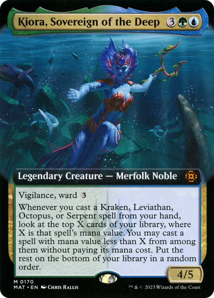 Kiora, Sovereign of the Deep (Extended Art) [March of the Machine: The Aftermath] | Tabernacle Games