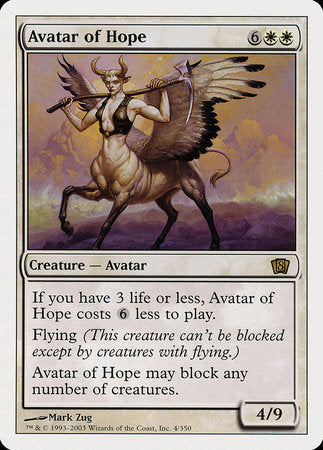 Avatar of Hope [Eighth Edition] | Tabernacle Games