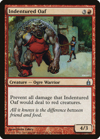 Indentured Oaf [Ravnica: City of Guilds] | Tabernacle Games