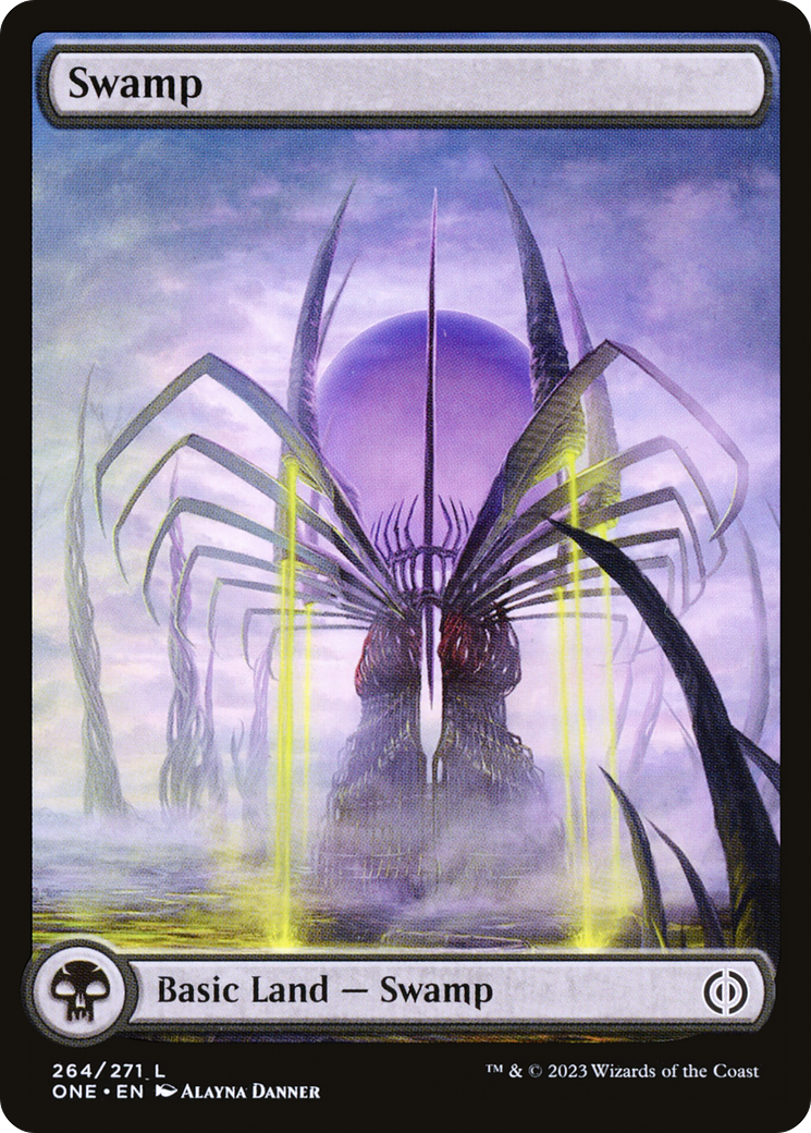 Swamp (264) (Full-Art) [Phyrexia: All Will Be One] | Tabernacle Games