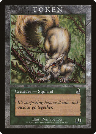 Squirrel Token (Odyssey) [Magic Player Rewards 2002] | Tabernacle Games