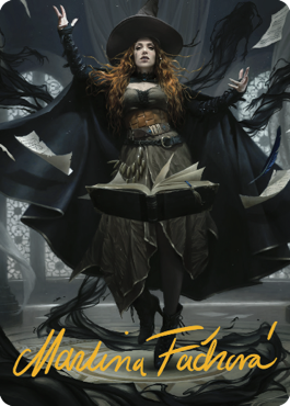 Tasha, the Witch Queen Art Card (41) (Gold-Stamped Signature) [Commander Legends: Battle for Baldur's Gate Art Series] | Tabernacle Games