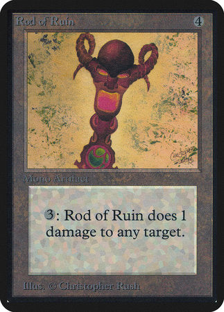 Rod of Ruin [Limited Edition Alpha] | Tabernacle Games