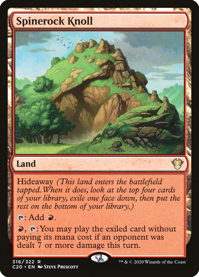 Spinerock Knoll [Commander 2020] | Tabernacle Games