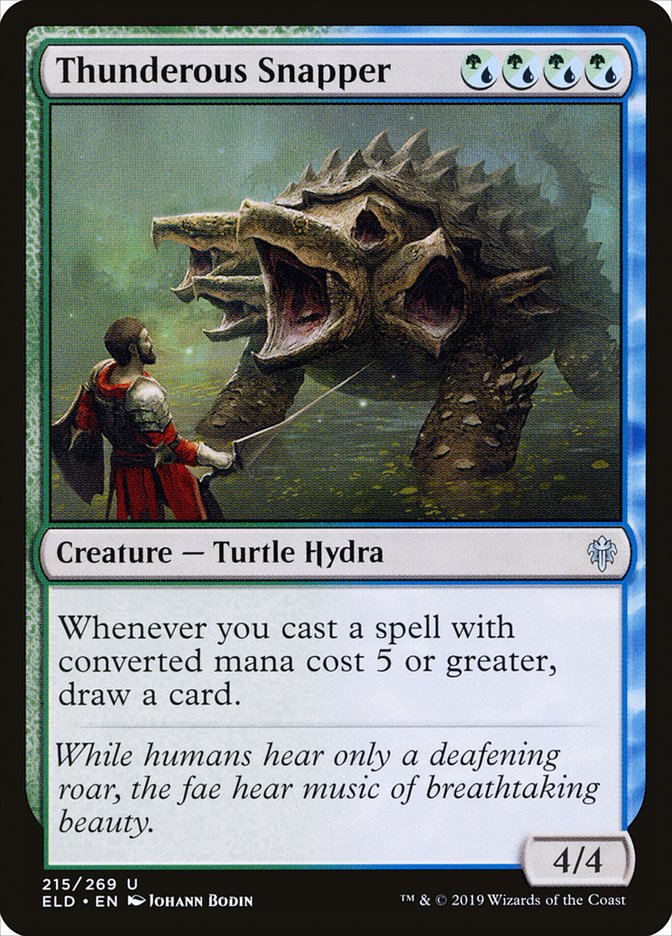 Thunderous Snapper [Throne of Eldraine] | Tabernacle Games