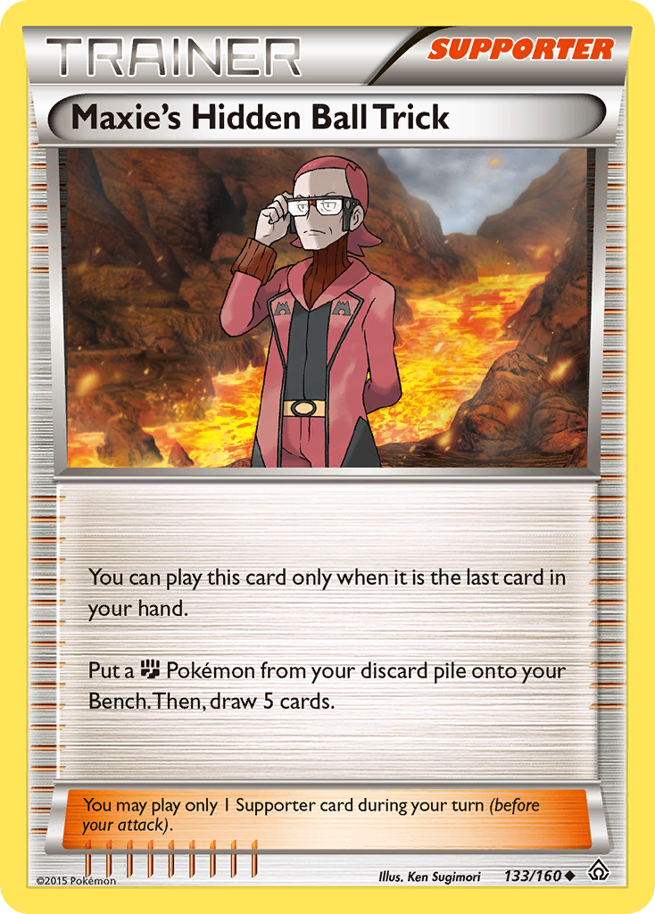 Maxie's Hidden Ball Trick (133/160) [XY: Primal Clash] | Tabernacle Games