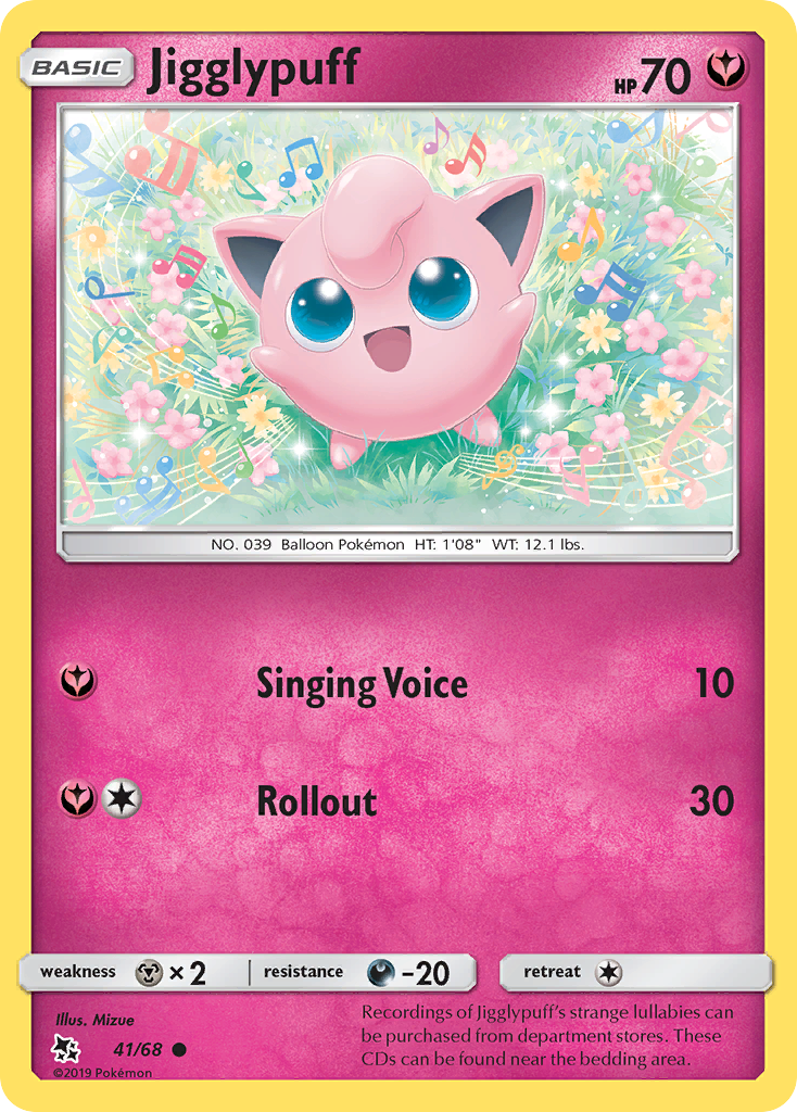 Jigglypuff (41/68) [Sun & Moon: Hidden Fates] | Tabernacle Games