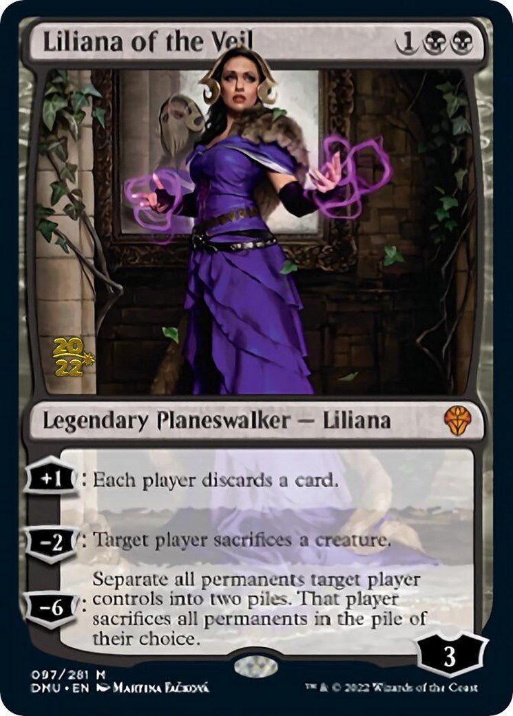 Liliana of the Veil [Dominaria United Prerelease Promos] | Tabernacle Games