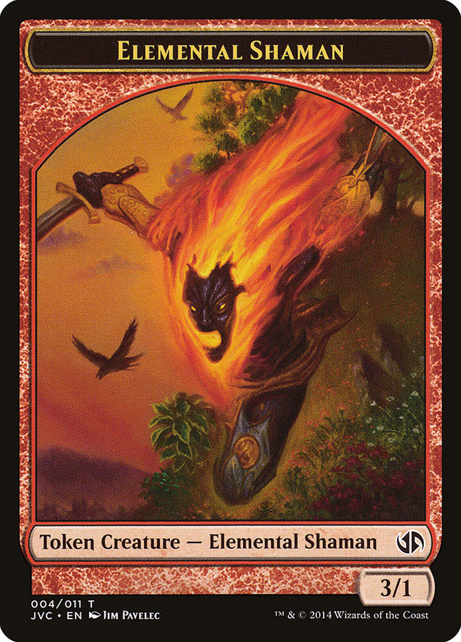 Elemental Shaman Token (Jace vs. Chandra) [Duel Decks Anthology Tokens] | Tabernacle Games