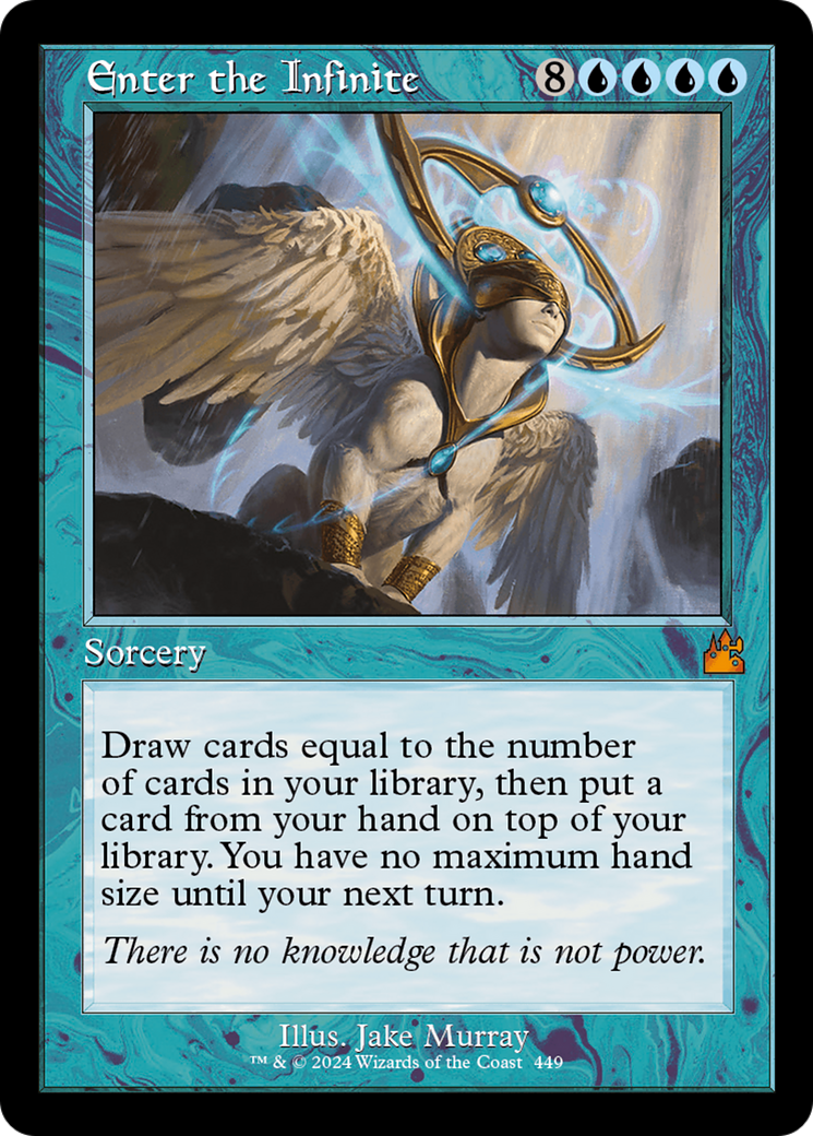 Enter the Infinite (Retro Frame) [Ravnica Remastered] | Tabernacle Games