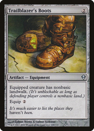 Trailblazer's Boots [Zendikar] | Tabernacle Games