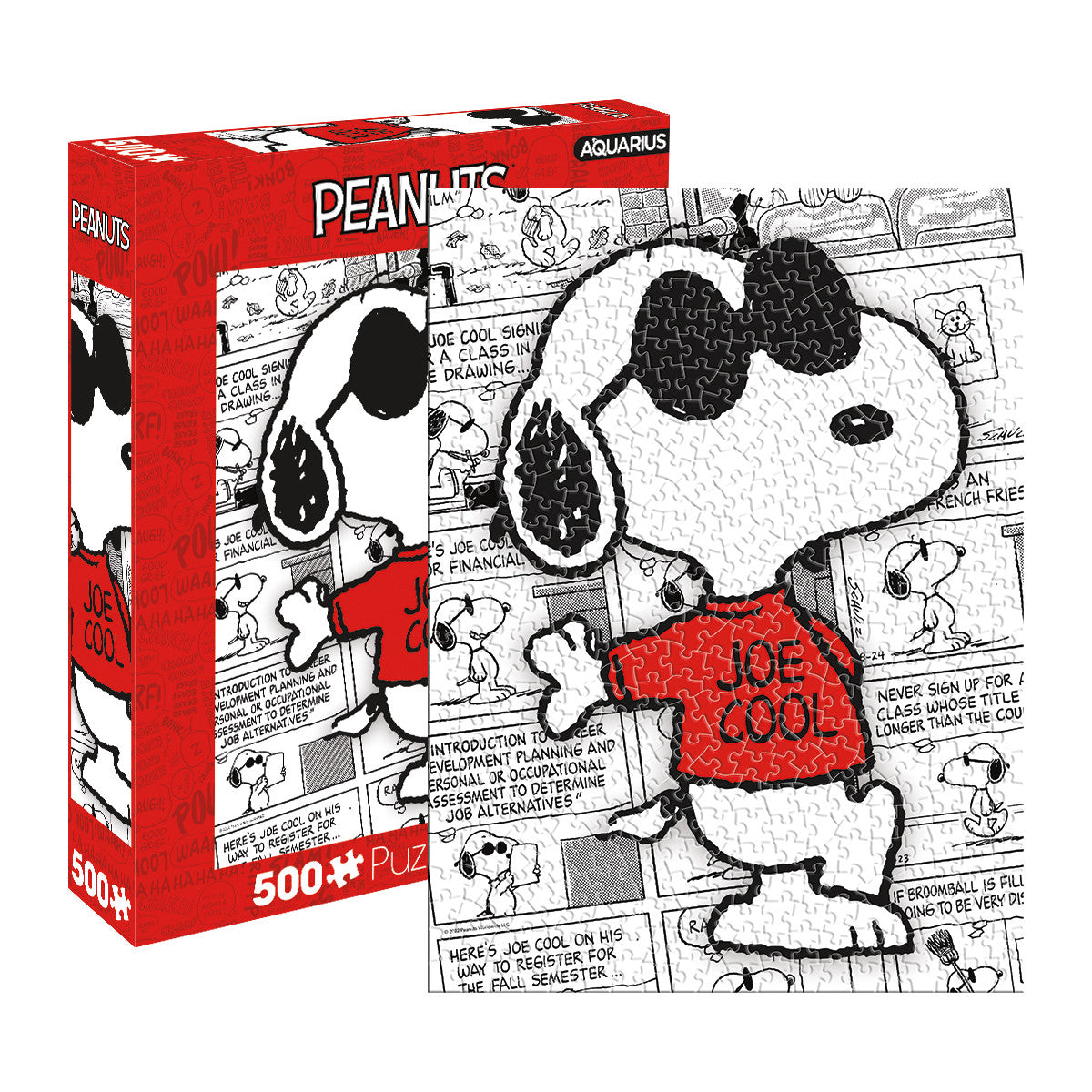 Joe Cool Peanuts 500 Piece Puzzle | Tabernacle Games