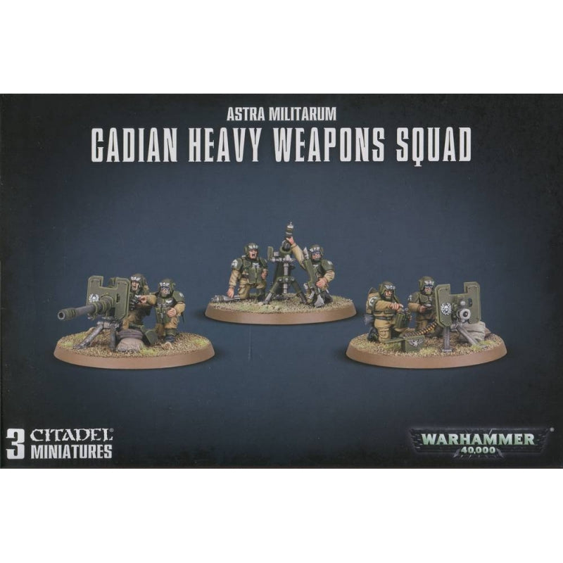 WH40K Astra Militarum Cadian Heavy Weapons Squad | Tabernacle Games