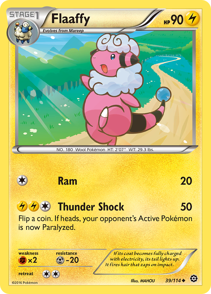 Flaaffy (39/114) [XY: Steam Siege] | Tabernacle Games