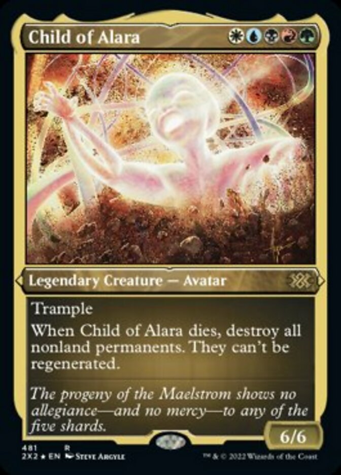Child of Alara (Foil Etched) [Double Masters 2022] | Tabernacle Games