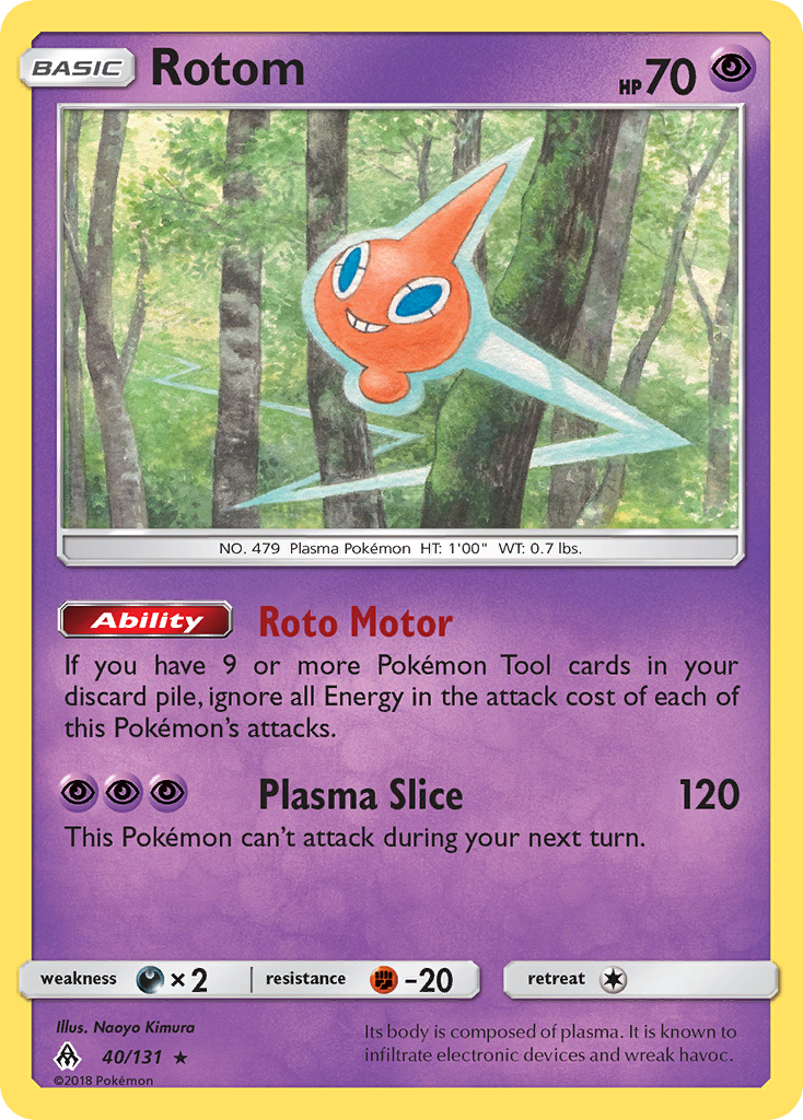 Rotom (40/131) [Sun & Moon: Forbidden Light] | Tabernacle Games