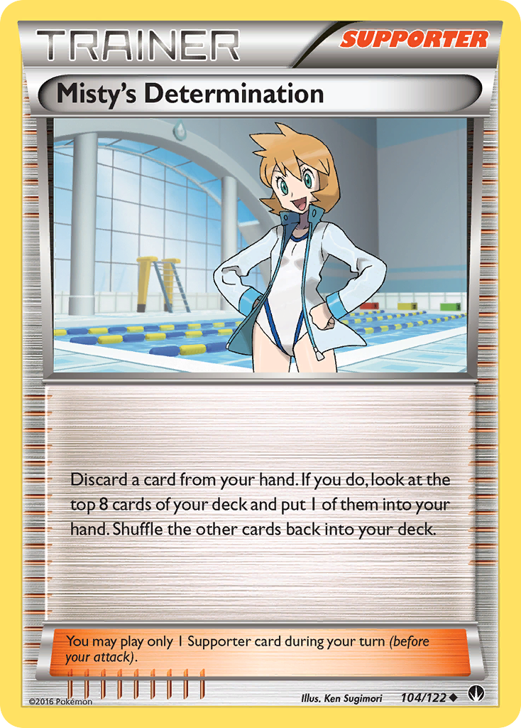 Misty's Determination (104/122) [XY: BREAKpoint] | Tabernacle Games