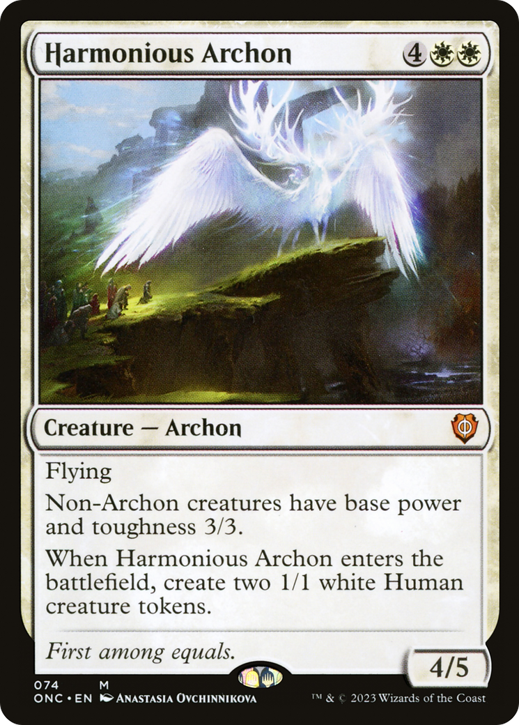 Harmonious Archon [Phyrexia: All Will Be One Commander] | Tabernacle Games