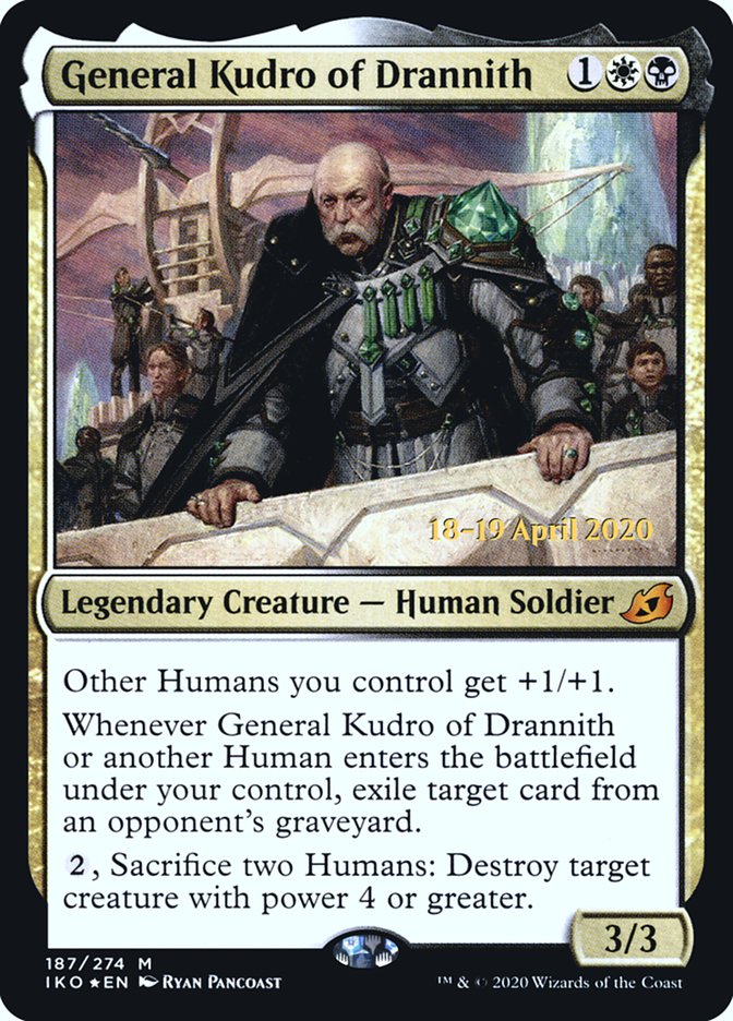 General Kudro of Drannith  [Ikoria: Lair of Behemoths Prerelease Promos] | Tabernacle Games