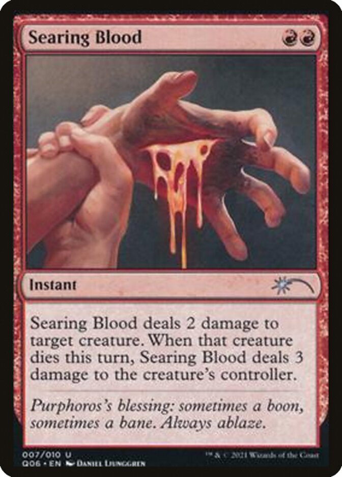 Searing Blood [Pioneer Challenger Decks 2021] | Tabernacle Games