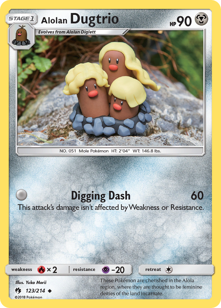 Alolan Dugtrio (123/214) [Sun & Moon: Lost Thunder] | Tabernacle Games