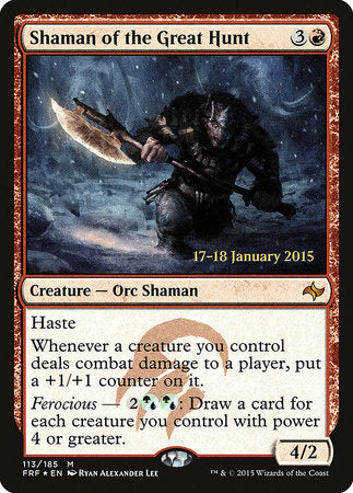 Shaman of the Great Hunt [Fate Reforged Promos] | Tabernacle Games