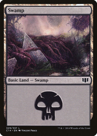 Swamp (329) [Commander 2014] | Tabernacle Games