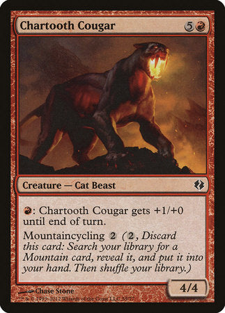 Chartooth Cougar [Duel Decks: Venser vs. Koth] | Tabernacle Games