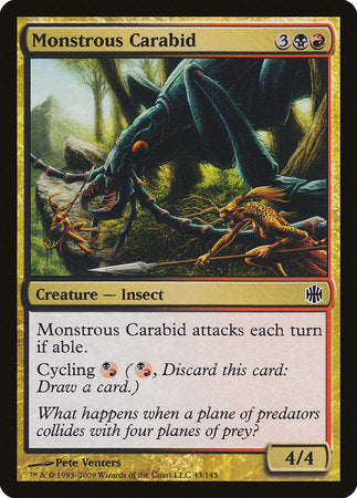 Monstrous Carabid [Alara Reborn] | Tabernacle Games