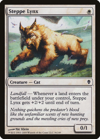 Steppe Lynx [Zendikar] | Tabernacle Games