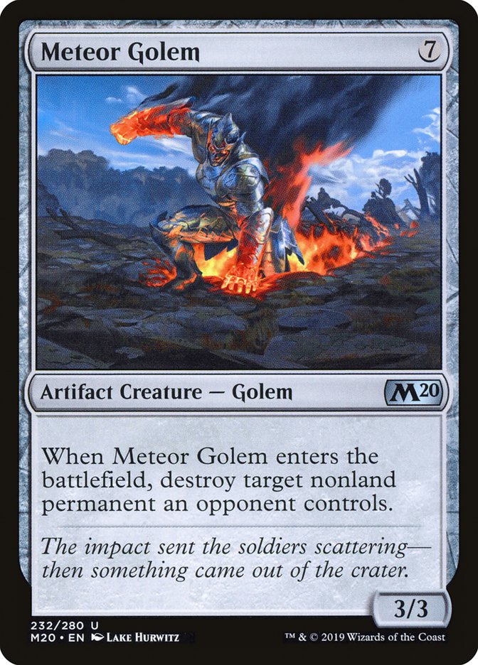 Meteor Golem [Core Set 2020] | Tabernacle Games