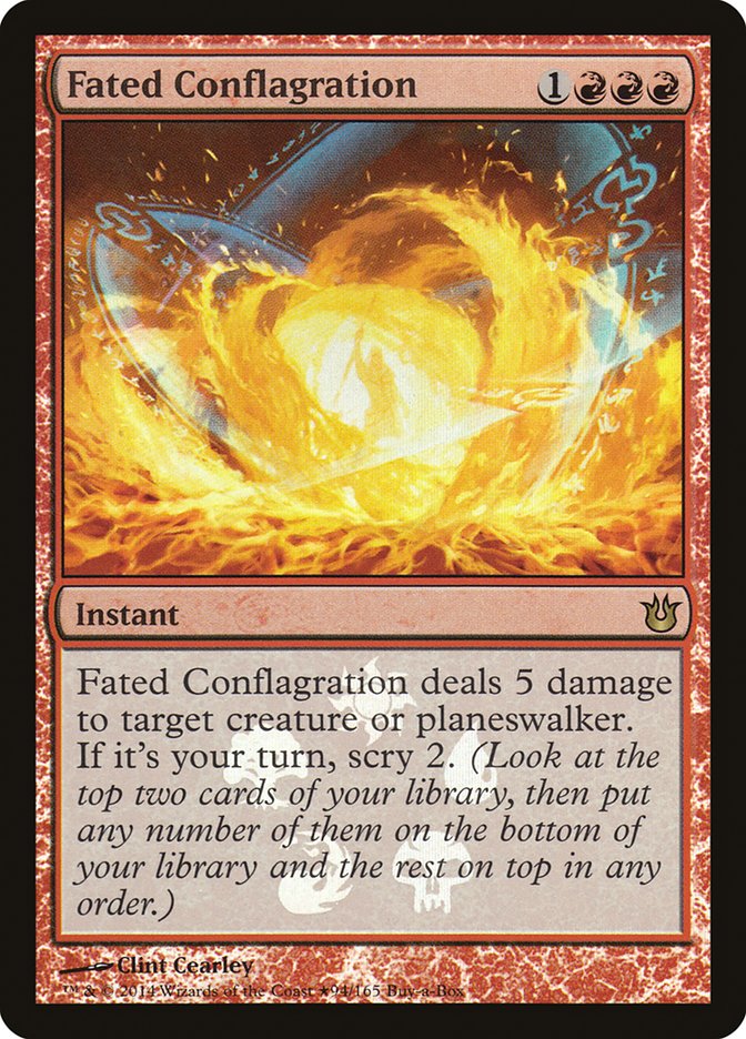 Fated Conflagration (Buy-A-Box) [Born of the Gods Promos] | Tabernacle Games