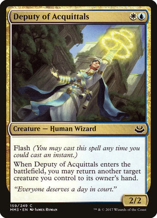 Deputy of Acquittals [Modern Masters 2017] | Tabernacle Games