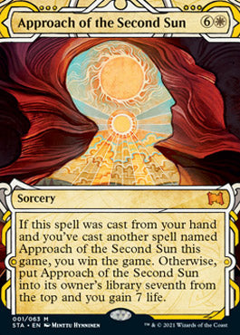 Approach of the Second Sun (Etched Foil) [Strixhaven Mystical Archive] | Tabernacle Games