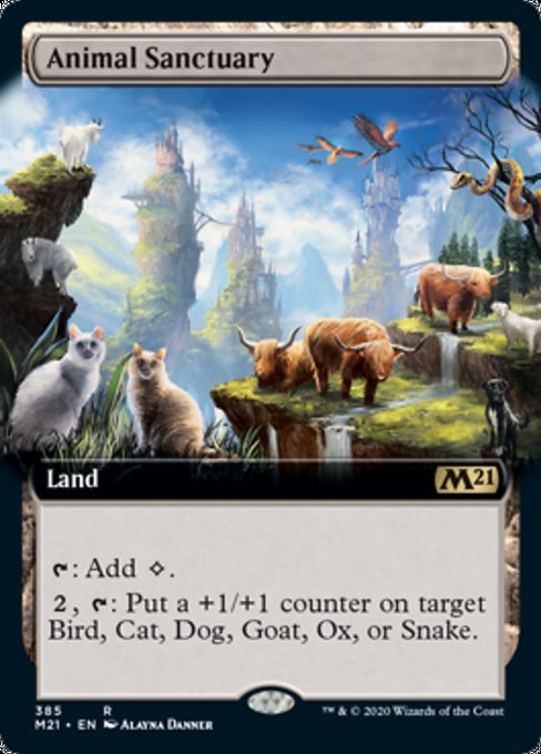 Animal Sanctuary (Extended Art) [Core Set 2021] | Tabernacle Games