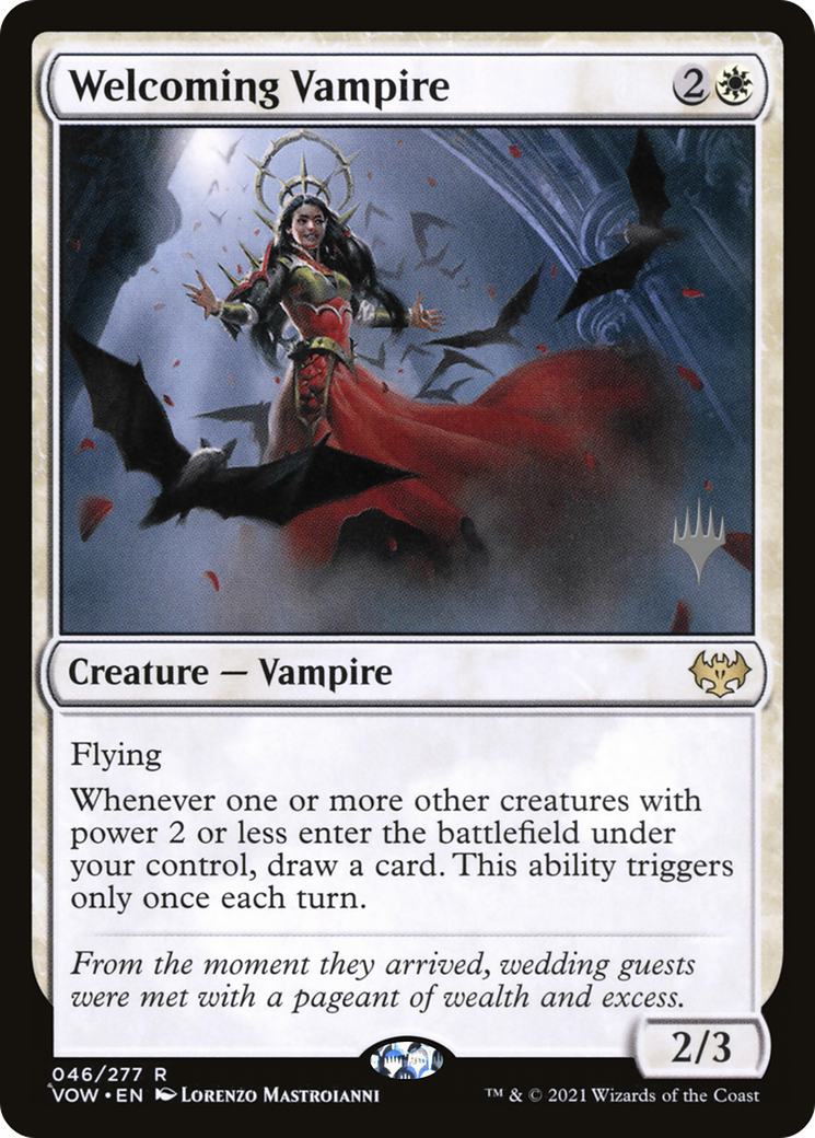 Welcoming Vampire (Promo Pack) [The Brothers' War Promos] | Tabernacle Games