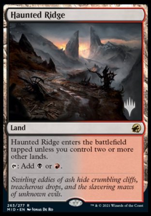 Haunted Ridge (Promo Pack) [Innistrad: Midnight Hunt Promos] | Tabernacle Games