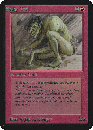 Sedge Troll [Limited Edition Alpha] | Tabernacle Games