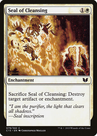 Seal of Cleansing [Commander 2015] | Tabernacle Games