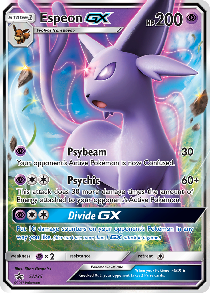 Espeon GX (SM35) [Sun & Moon: Black Star Promos] | Tabernacle Games