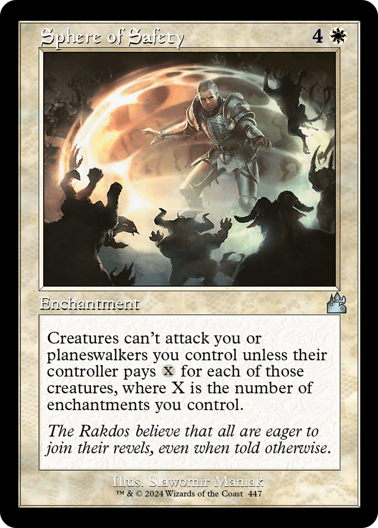 Sphere of Safety (Retro Frame) [Ravnica Remastered] | Tabernacle Games