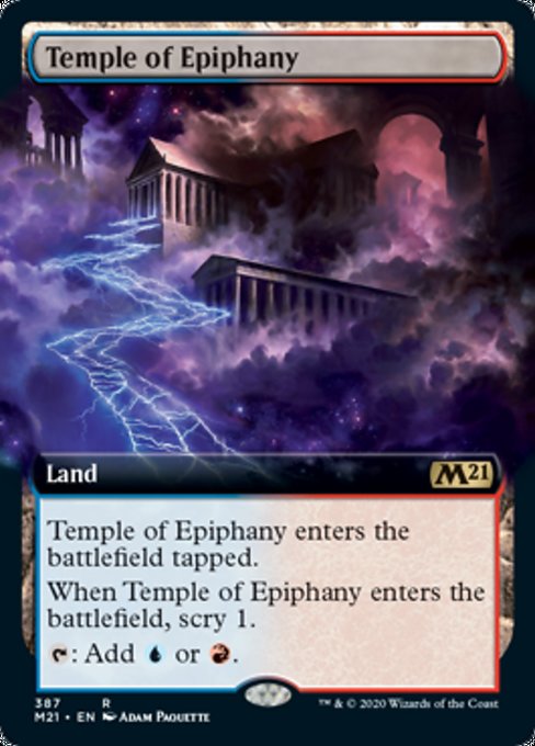 Temple of Epiphany (Extended Art) [Core Set 2021] | Tabernacle Games