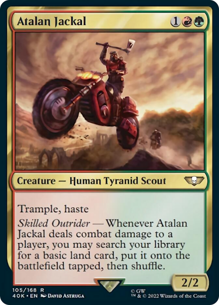 Atalan Jackal (Surge Foil) [Universes Beyond: Warhammer 40,000] | Tabernacle Games