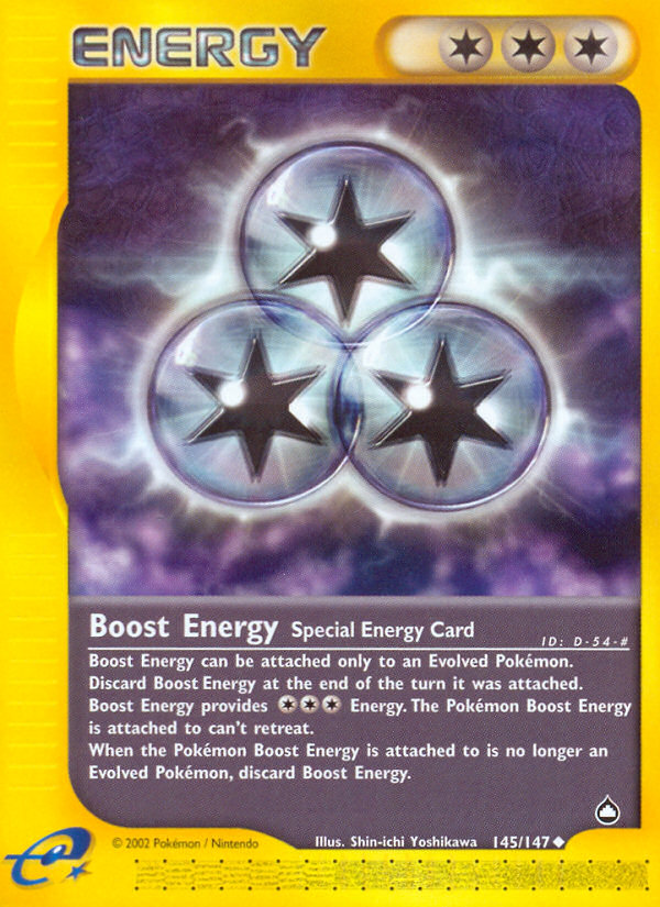 Boost Energy (145/147) [Aquapolis] | Tabernacle Games