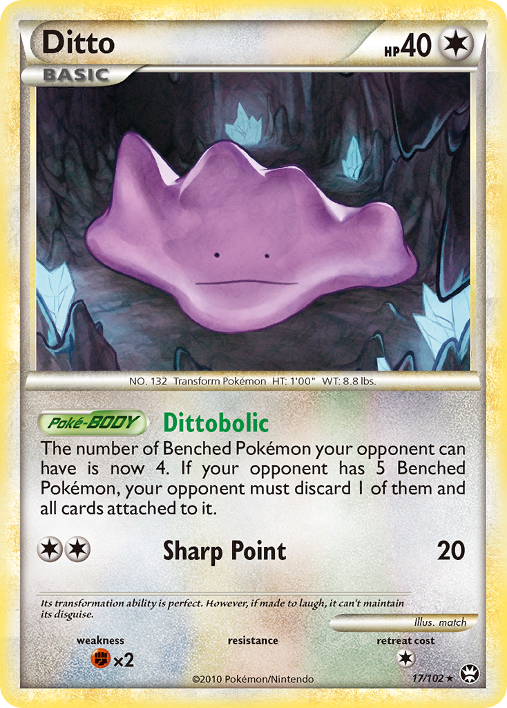 Ditto (17/102) [HeartGold & SoulSilver: Triumphant] | Tabernacle Games