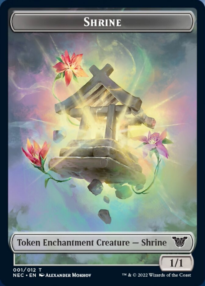 Shrine Token [Kamigawa: Neon Dynasty Commander Tokens] | Tabernacle Games