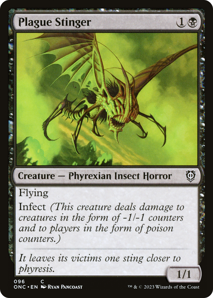Plague Stinger [Phyrexia: All Will Be One Commander] | Tabernacle Games